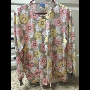 Long Sleeve Scrub Top